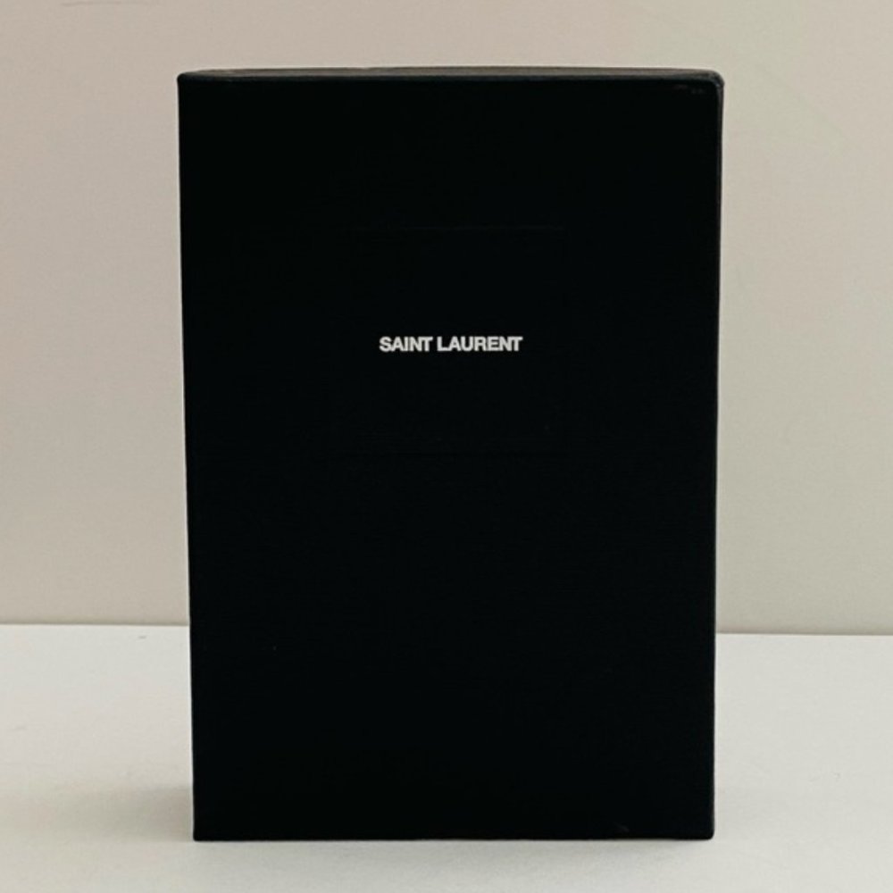 NWT: SAINT LAURENT | Black Nylon Nuxx Logo Trifold Wallet - Picture 10 of 10